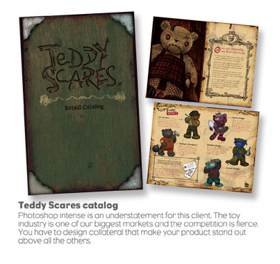 Philadelphia Teddy Scares - plush toy catalog